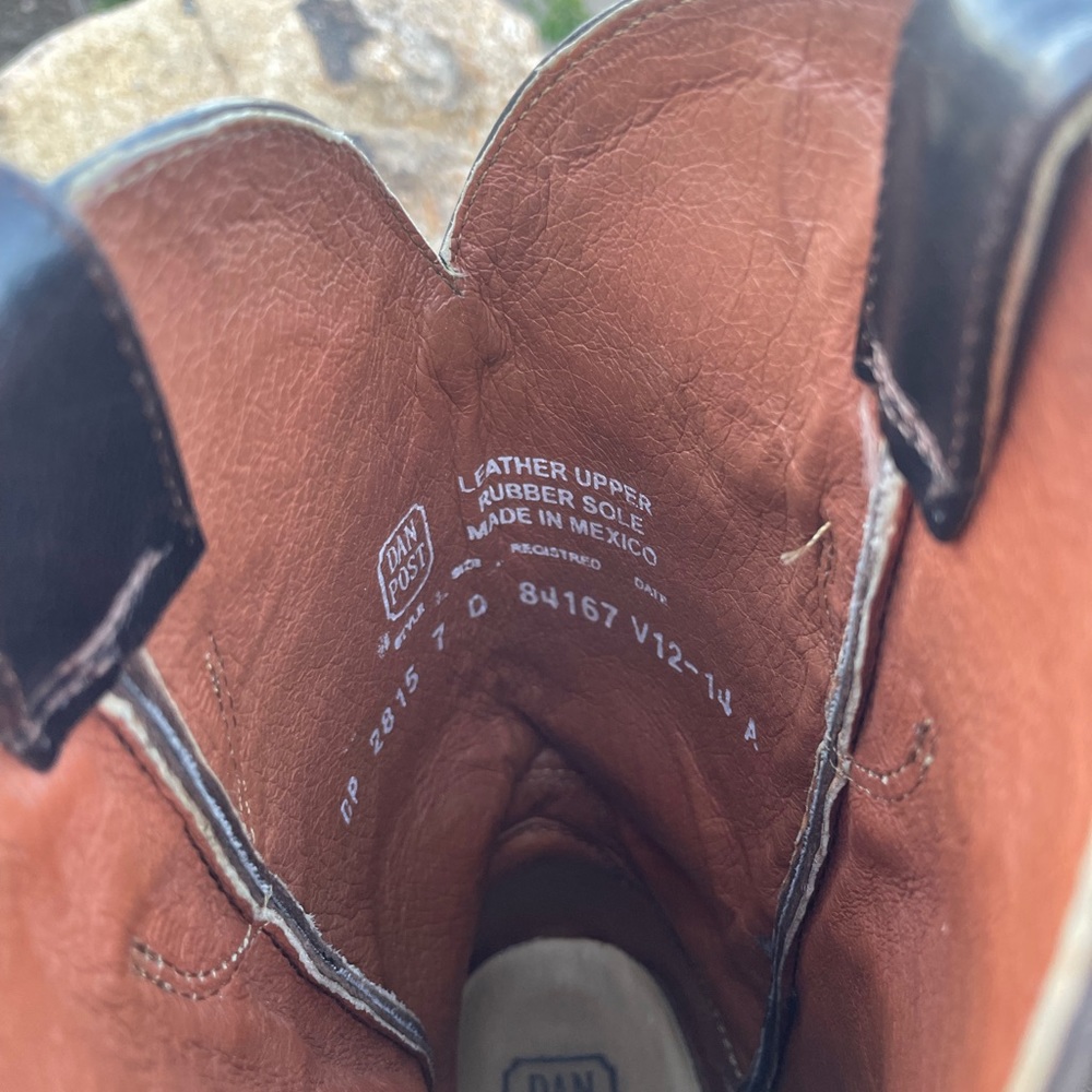 Dam Post Cowboy boots Mens size 7